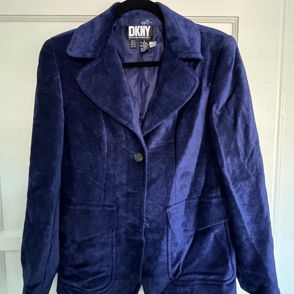 DKNY Donna Karan New York Indigo Blazer